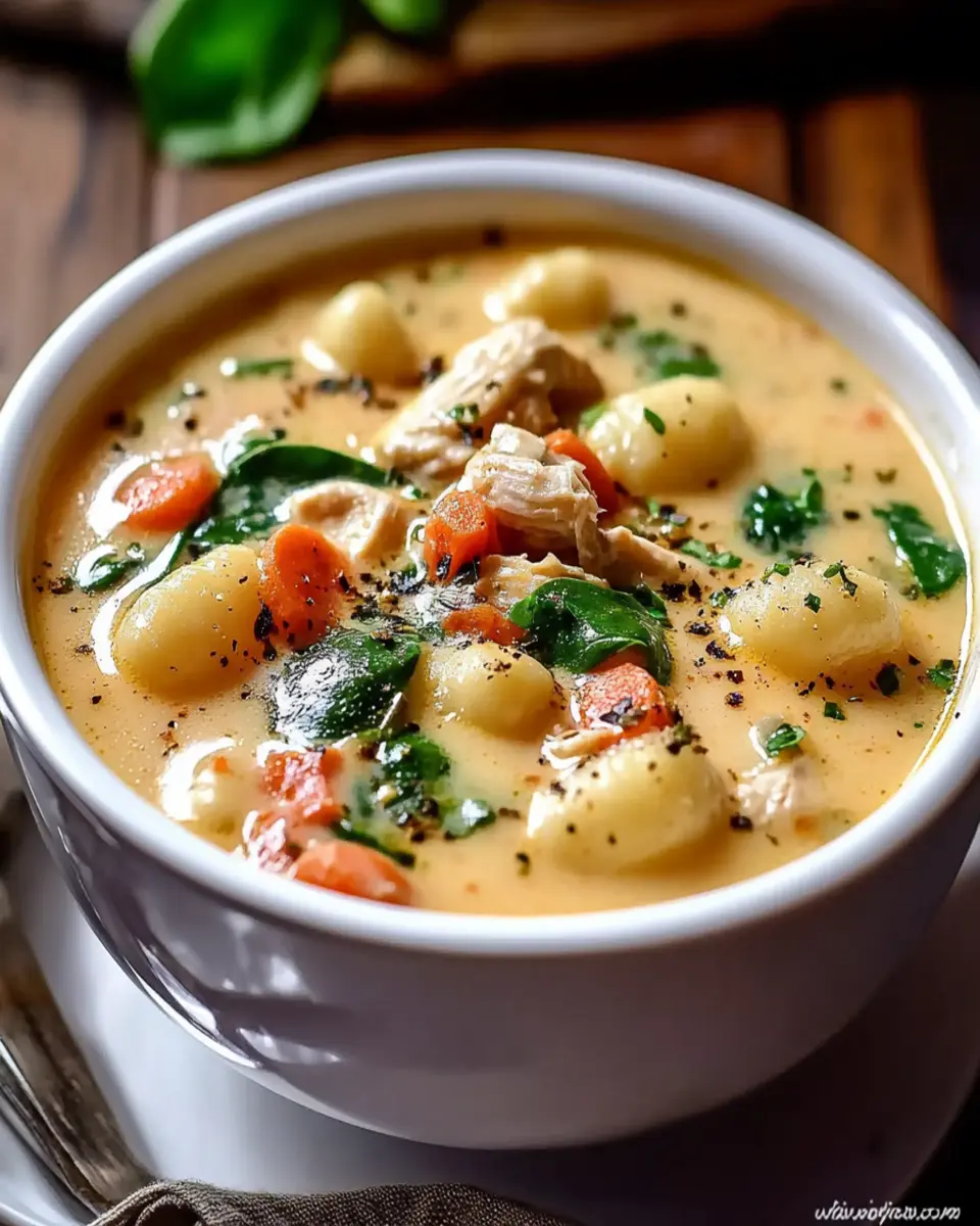 Italian Chicken Gnocchi Soup First Image First Image