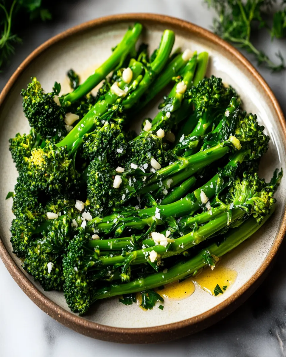 Garlic Butter Broccolini First Image First Image