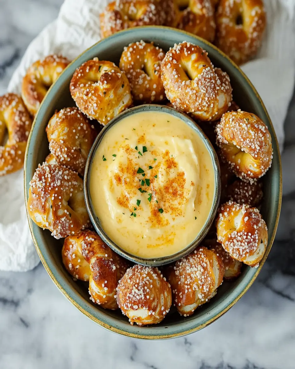 Easy Pretzel Cheese Dip First Image First Image