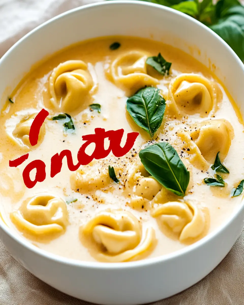 Cheese Tortellini Soup Recipe First Image First Image