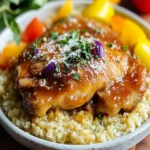 Macau-Style Baked Portuguese Chicken with Cauliflower Rice First Image First Image