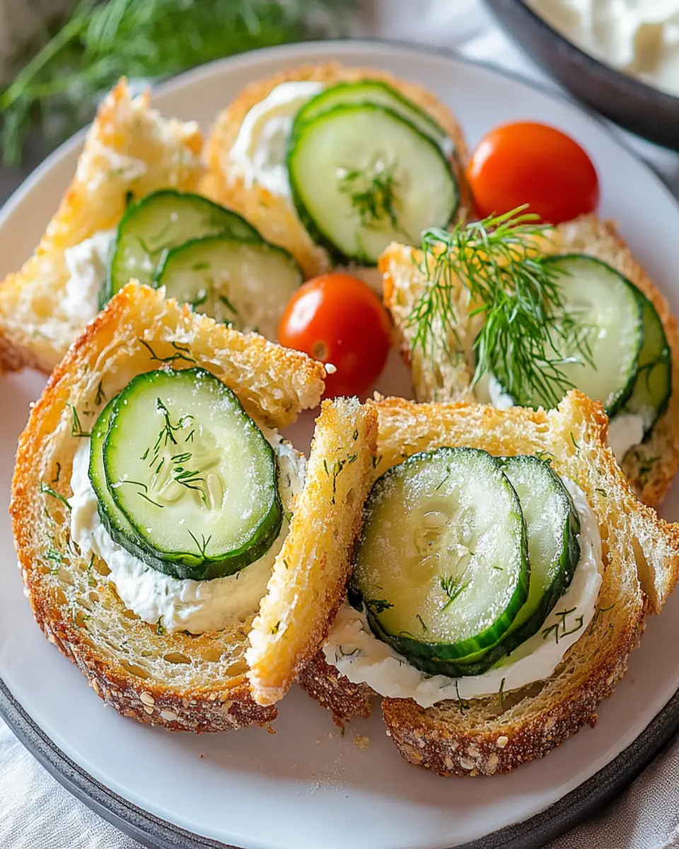 Classic Cucumber Sandwiches First Image First Image