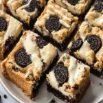 Oreo Cookies & Cream Blondie Bars First Image First Image