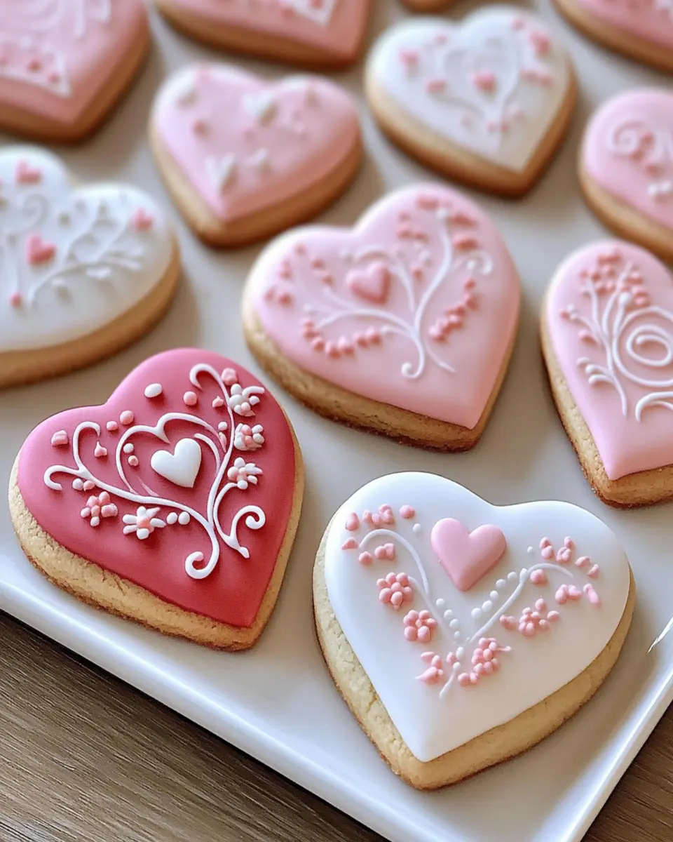 Irresistible Royal Icing Valentine Cookies Recipe First Image First Image