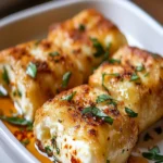 Oven Fried Feta Rolls with Chili Honey First Image First Image