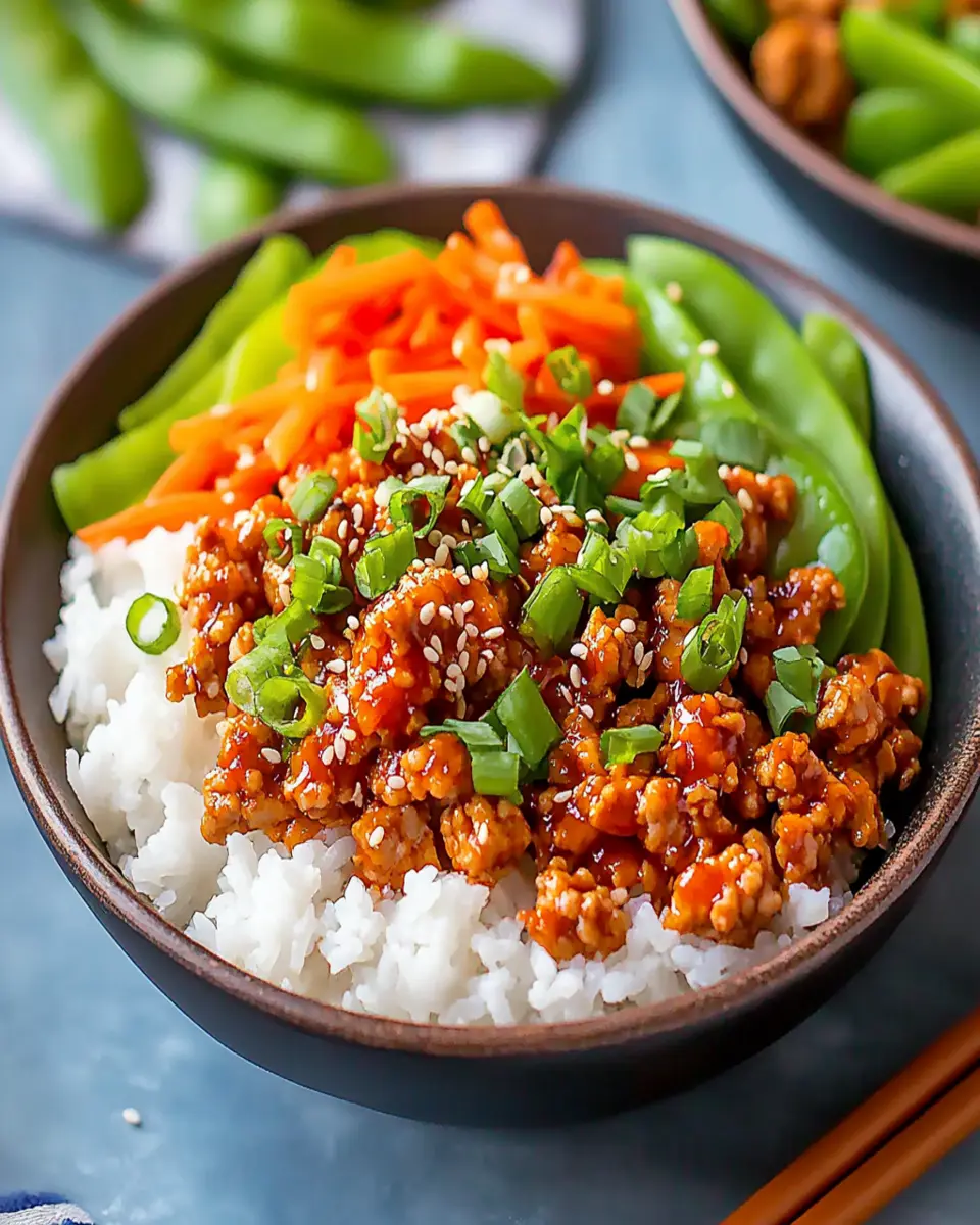 Protein Firecracker Ground Chicken Bowls First Image First Image