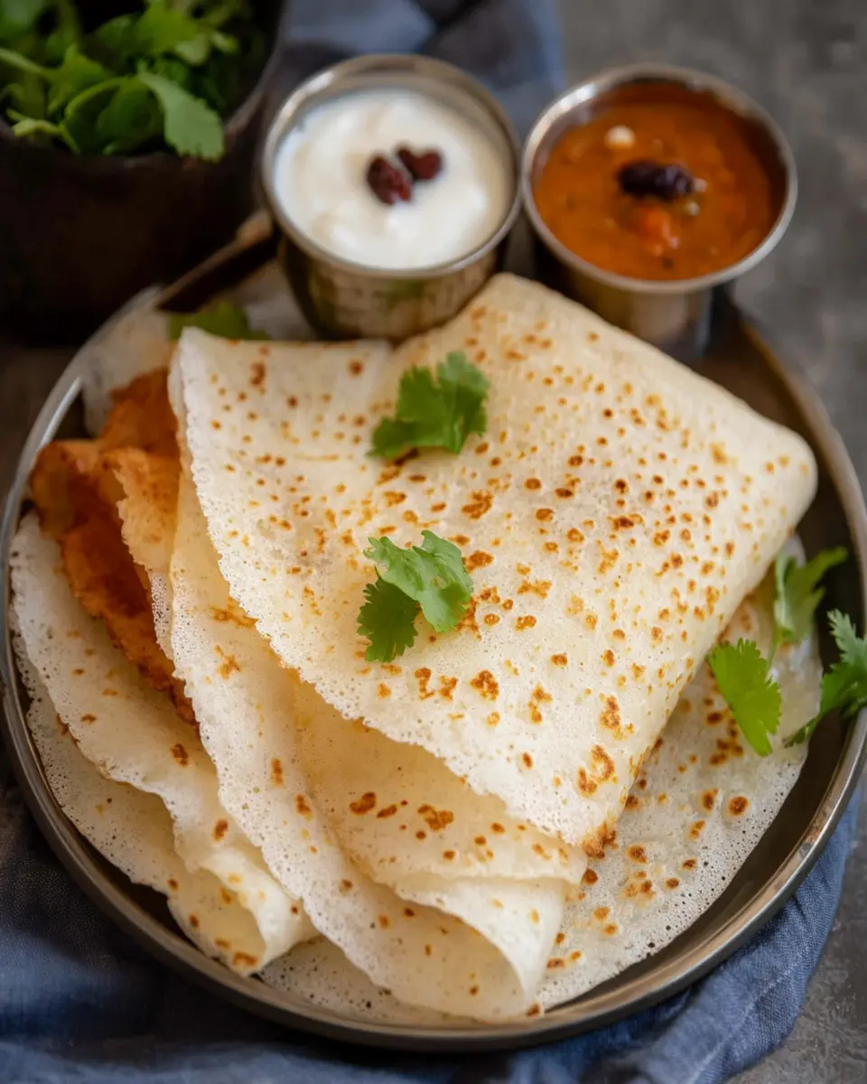 Neer Dosa Recipe (Authentic Mangalorean Soft Rice Crepes) First Image First Image