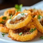 Crispy Parmesan Onion Ring Chips First Image First Image
