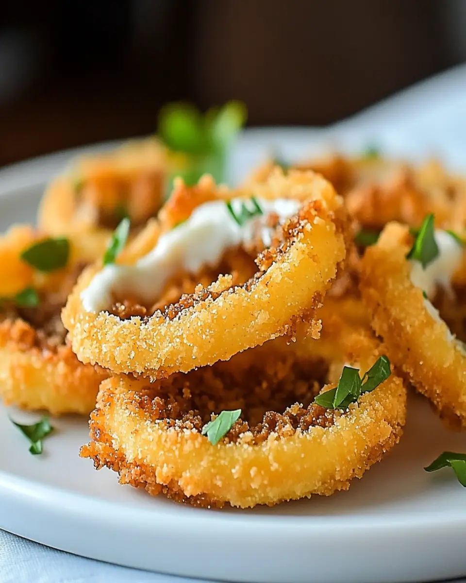 Crispy Parmesan Onion Ring Chips First Image First Image