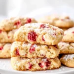 White Chocolate Raspberry Cookies First Image First Image
