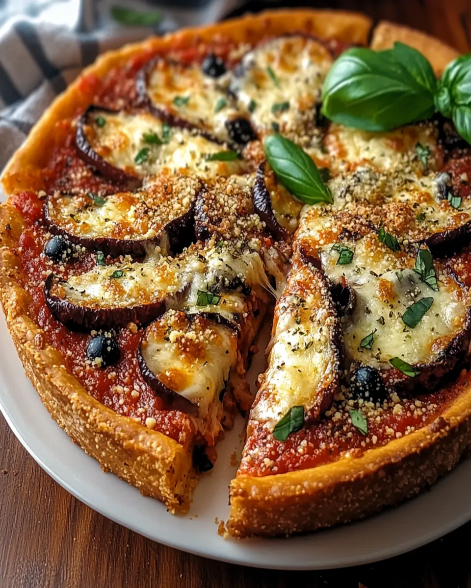 Deep-Dish Pizza Pie Recipe First Image First Image