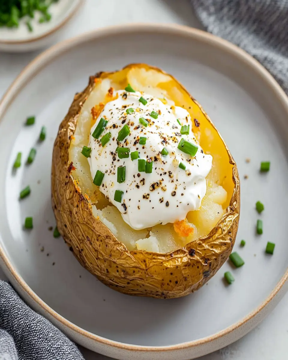 Air Fryer Baked Potato First Image First Image