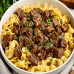 Beef Tips and Noodles First Image First Image