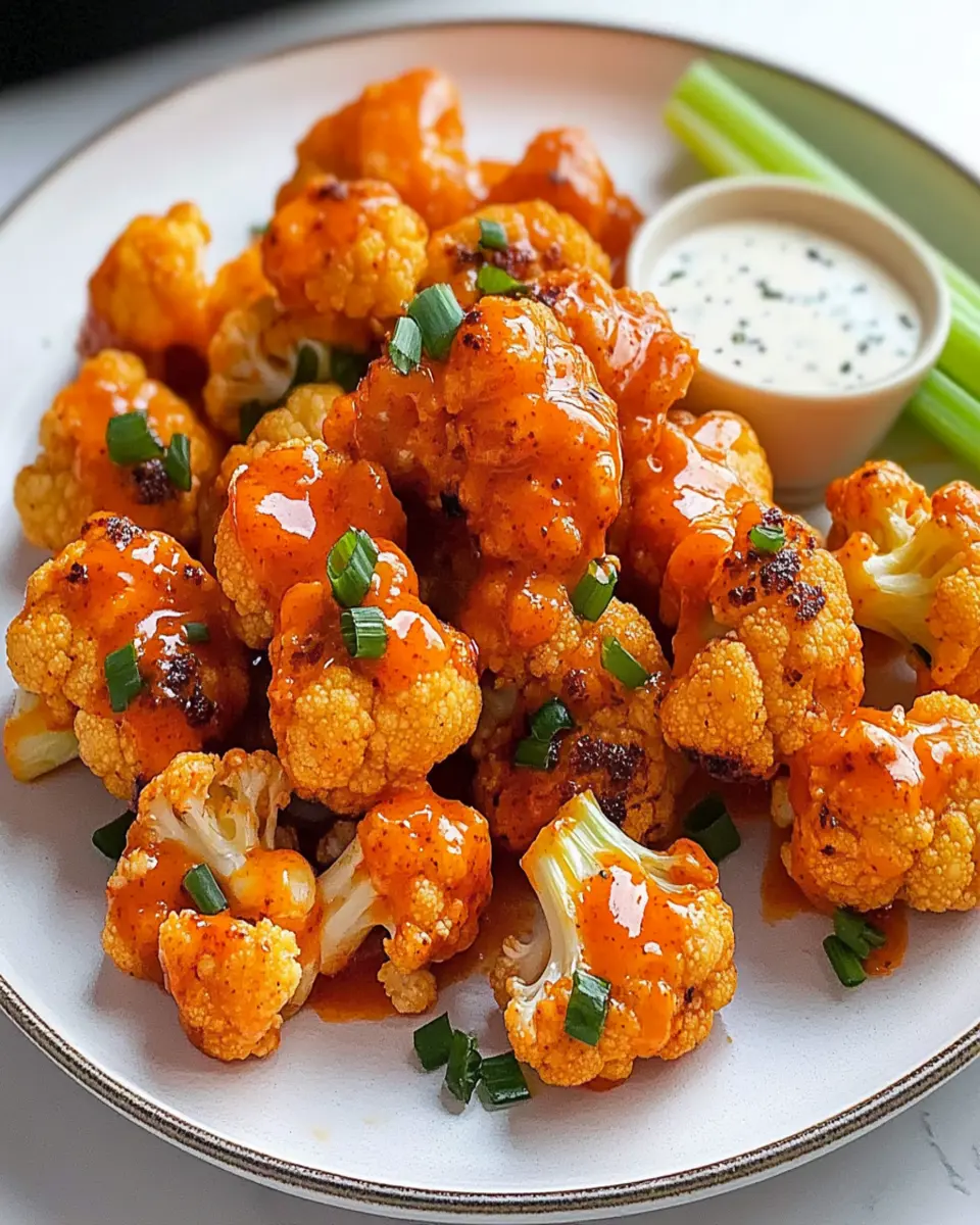 Irresistible Buffalo Cauliflower Wings Recipe – Crispy Delight First Image First Image