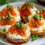 Smoked Salmon and Cream Cheese Sandwiches First Image First Image