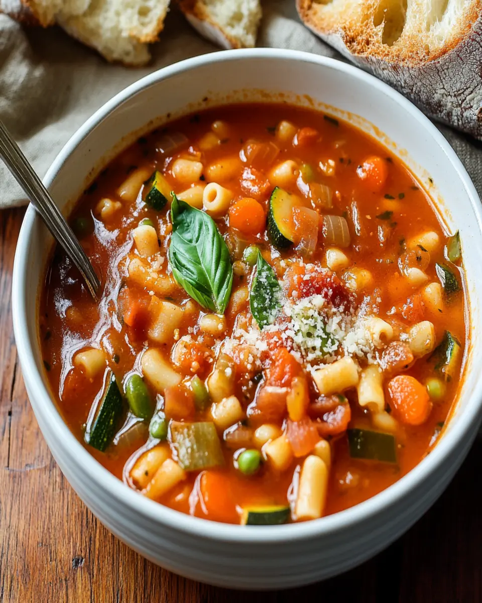 Minestrone Soup Recipe First Image First Image