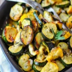 Roasted Zucchini and Squash First Image First Image