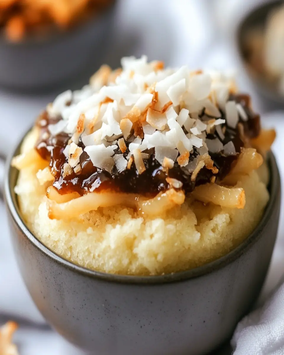 Keto Coconut Mug Cake First Image First Image
