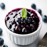 Homemade Blueberry Sauce First Image First Image
