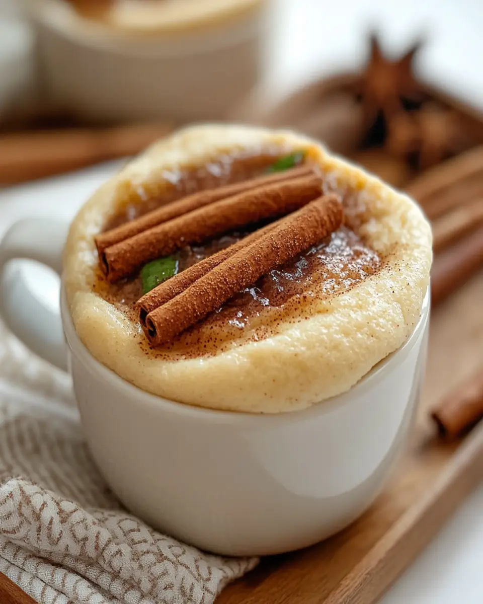 Keto Snickerdoodle Mug Cake First Image First Image