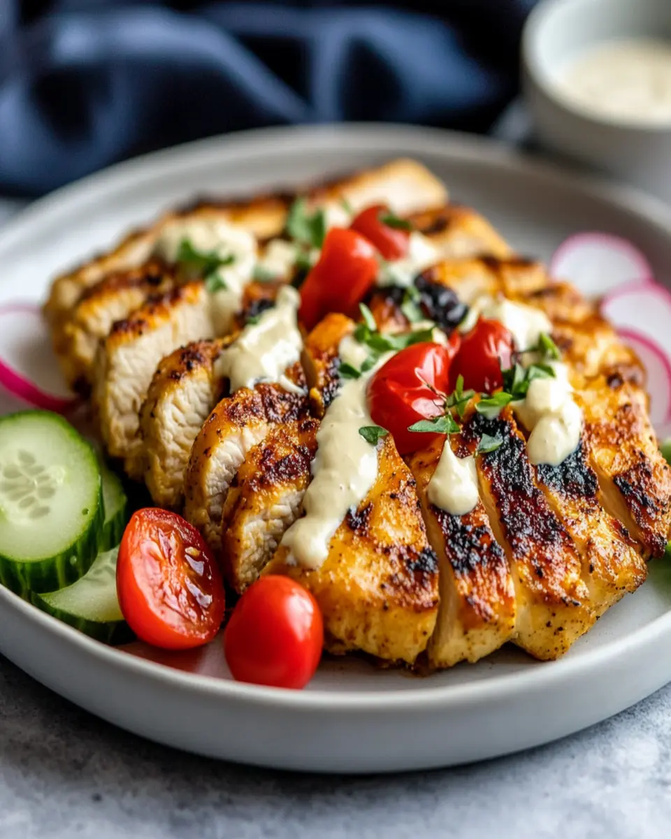 Keto Chicken Shawarma with Garlic Sauce First Image First Image