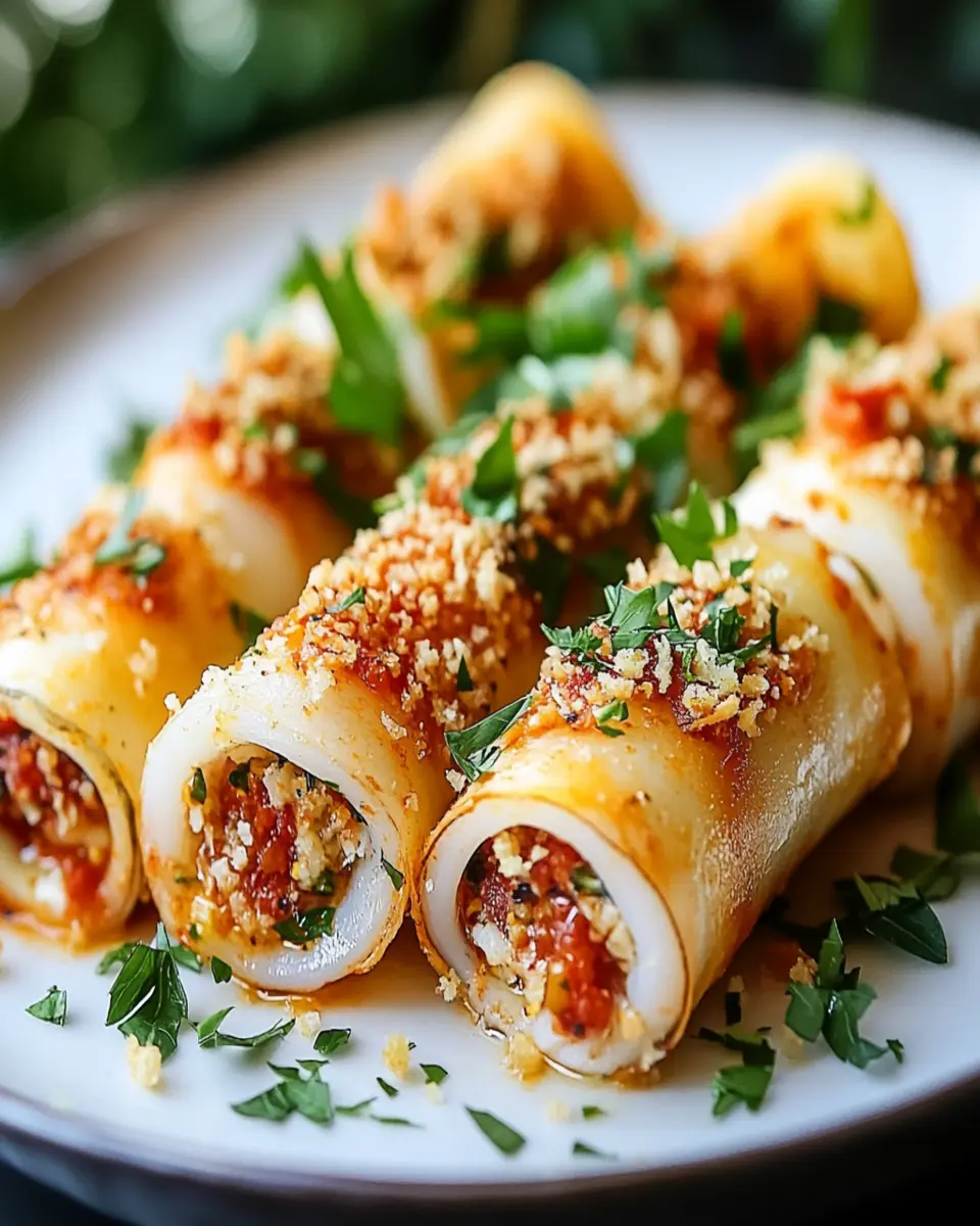 Italian Stuffed Calamari First Image First Image