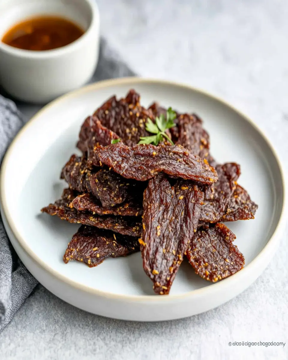 Air Fryer Beef Jerky First Image First Image