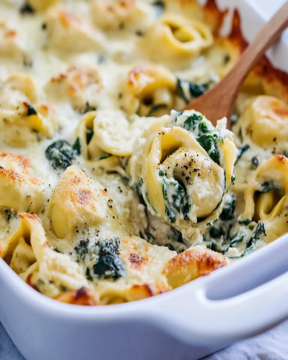 Spinach and Artichoke Tortellini Bake First Image First Image