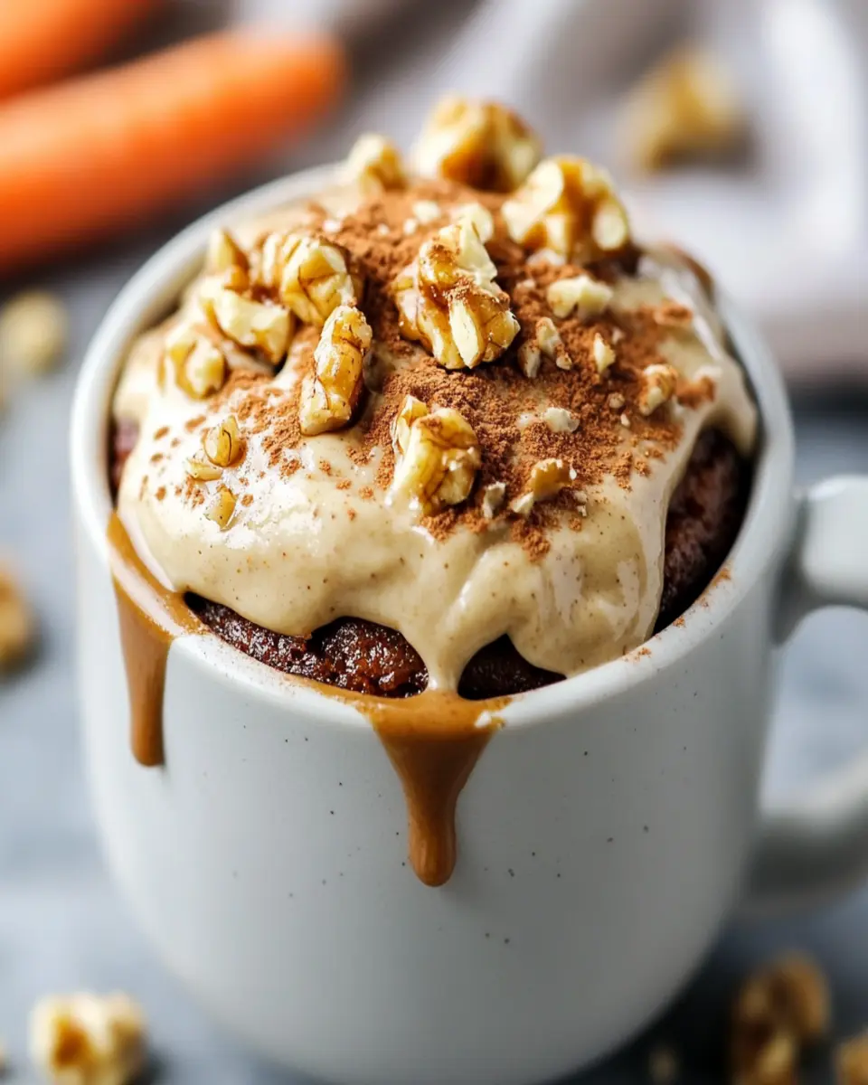 5-Minute Keto Carrot Cake Mug Cake First Image First Image