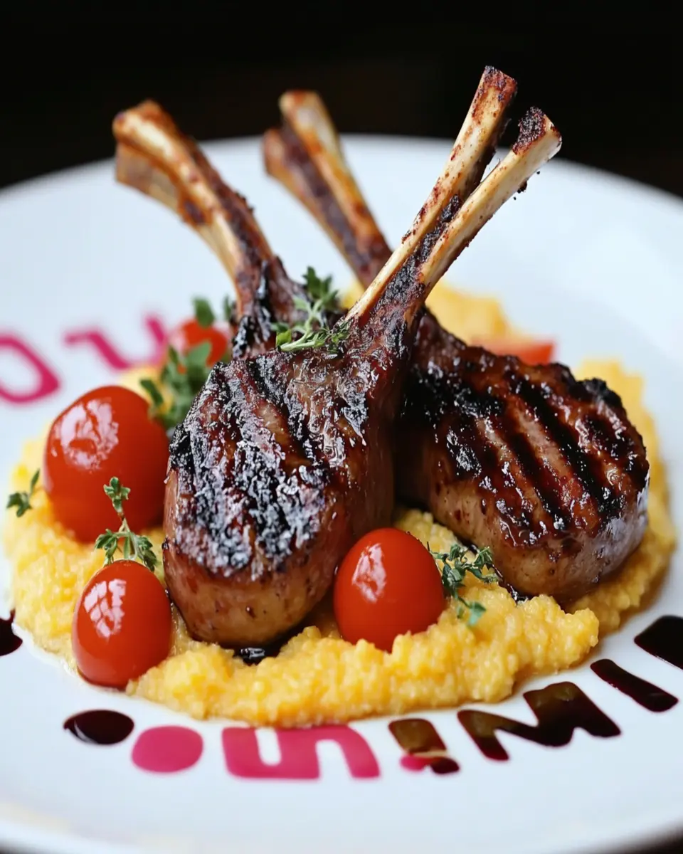 Lamb Chops with Polenta First Image First Image