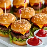 Mini Beef Cheeseburgers First Image First Image