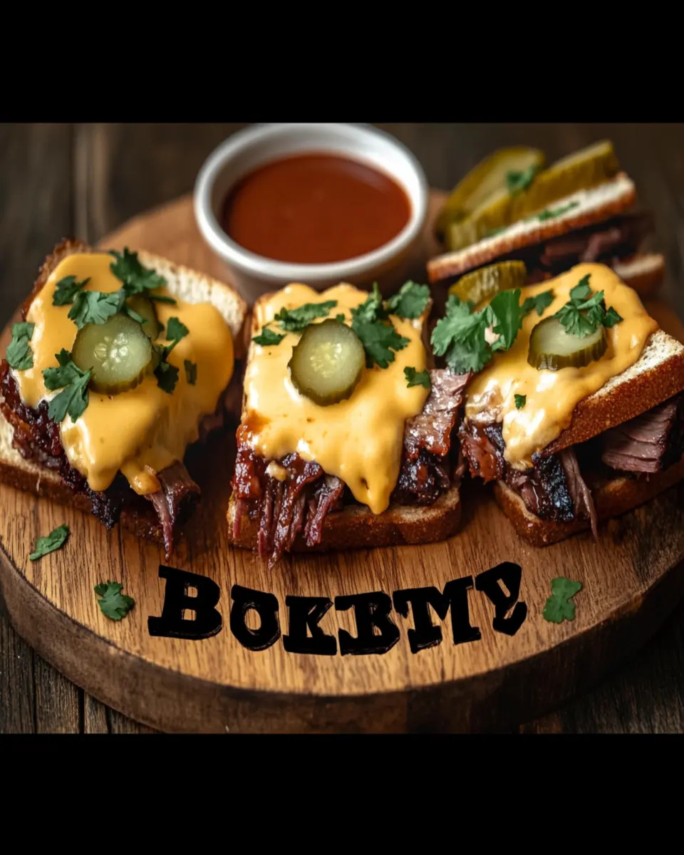 BBQ Brisket Melts Recipe First Image First Image