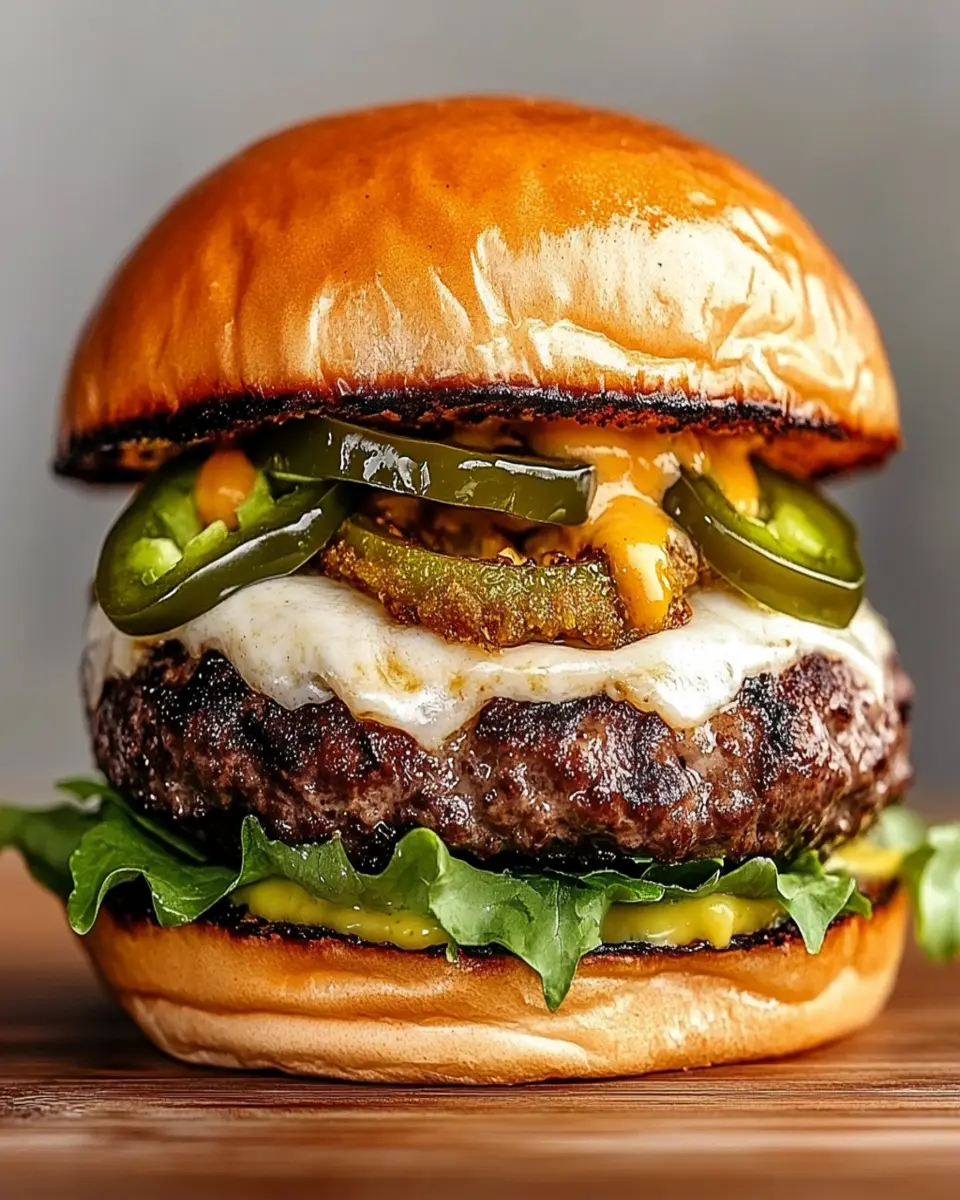 Irresistible Jalapeño Popper Smash Burger Recipe First Image First Image