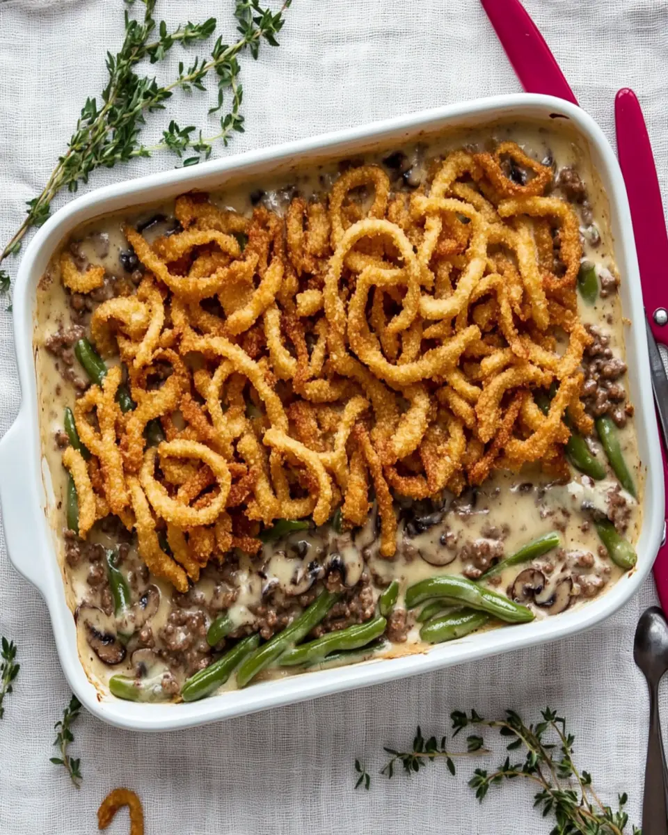 Hamburger Green Bean Casserole First Image First Image