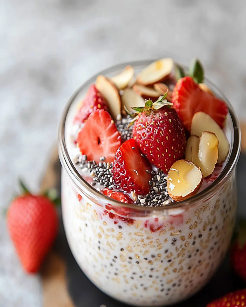 Irresistible Strawberry Overnight Oats Recipe for Busy Mornings First Image First Image
