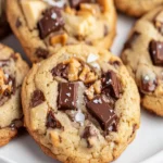 Millionaire Toffee Chocolate Chunk Cookies First Image First Image