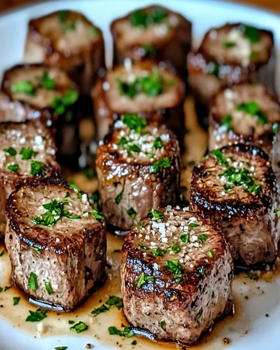 Irresistible Garlic Butter Steak Bites with Parmesan Recipe First Image First Image