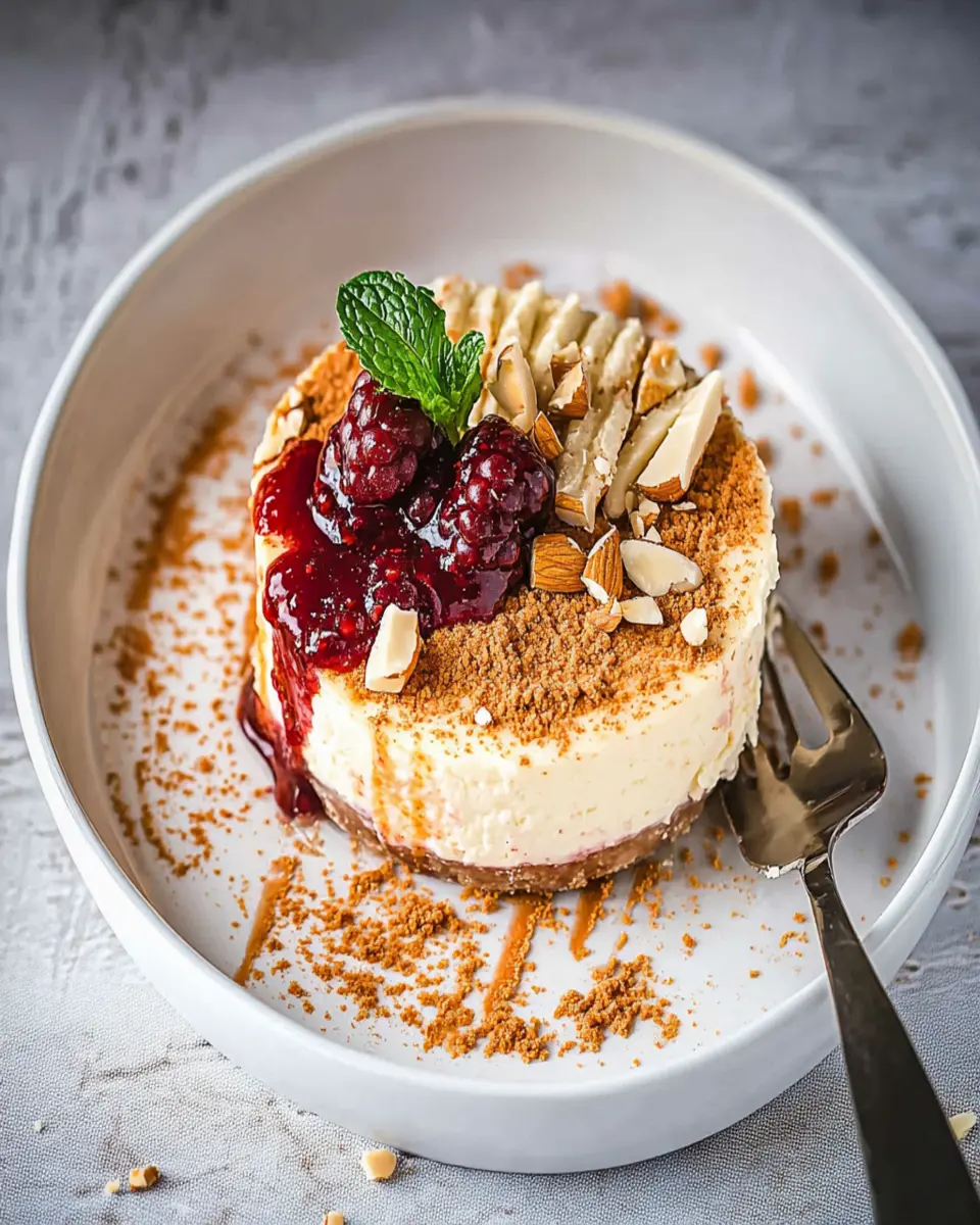 Viral Yogurt Cheesecake (No‑Bake, High‑Protein, Ultra‑Creamy) First Image First Image
