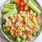 High Protein Buffalo Chicken Salad (Healthy, Easy) First Image First Image