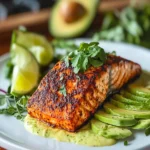 Cajun Salmon Avocado Lime Healthy Recipe First Image First Image