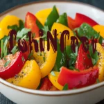 Tricolor Bell Pepper Salad Recipe First Image First Image