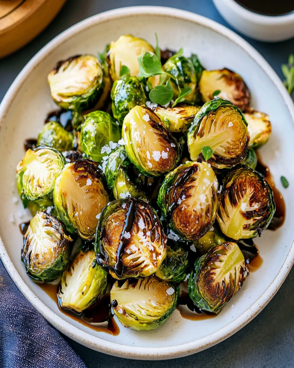 Air Fryer Crispy Brussels Sprouts First Image First Image