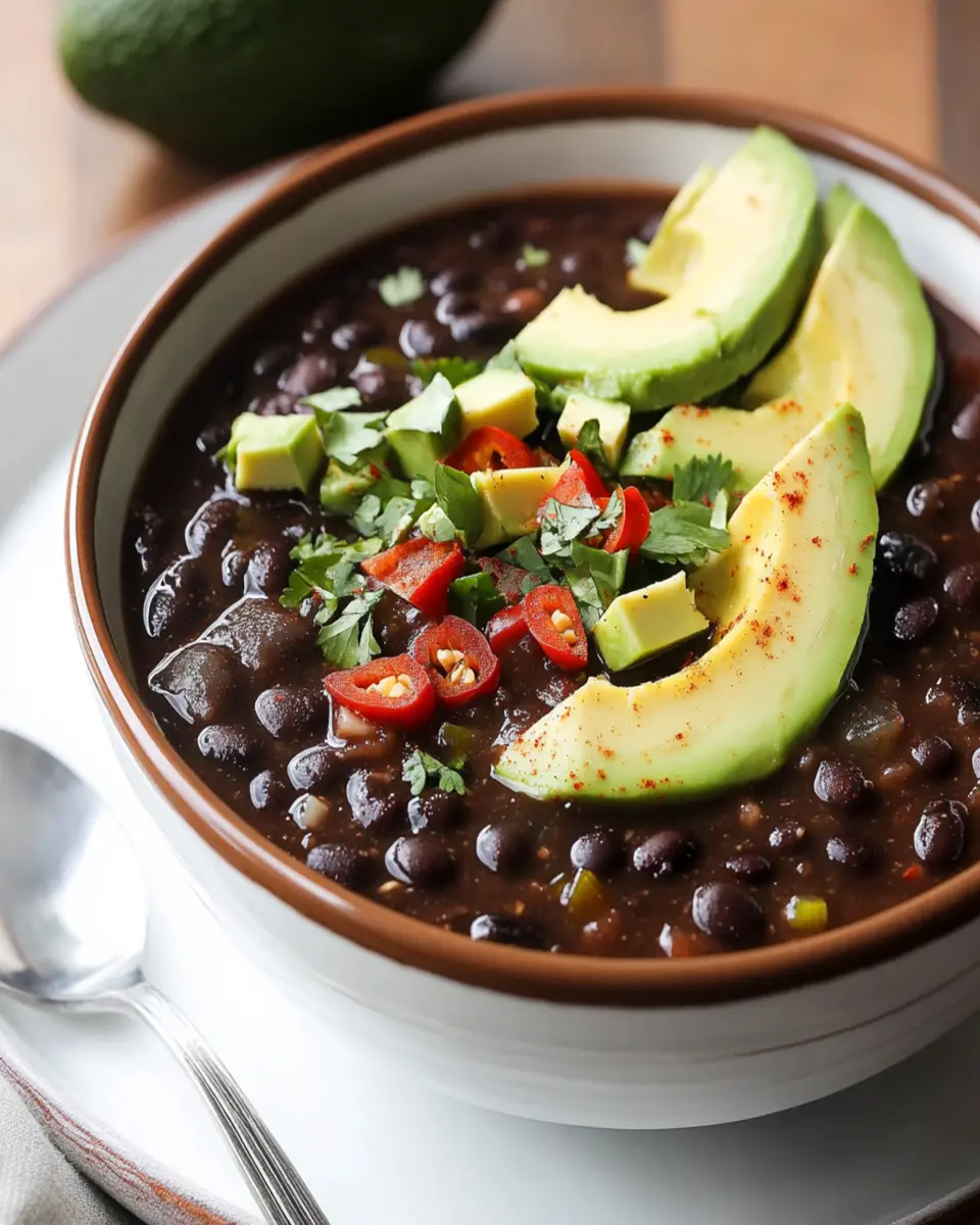 Black Bean Soup Recipe First Image First Image