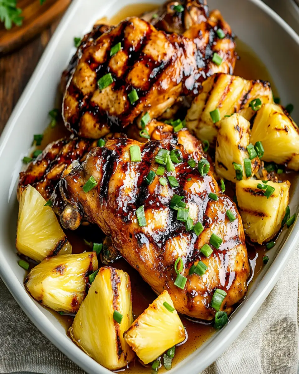 Pineapple Teriyaki Grilled Chicken First Image First Image
