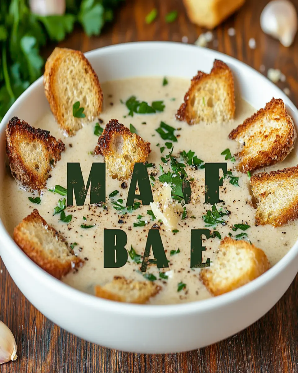 Garlic Bread Soup Recipe First Image First Image