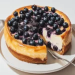 Blueberry Basque Cheesecake First Image First Image