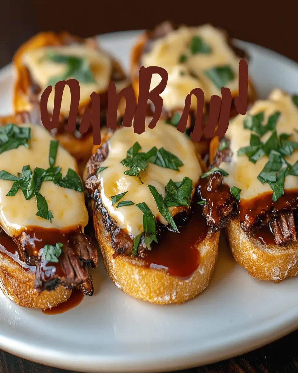 BBQ Brisket Melts Recipe First Image First Image