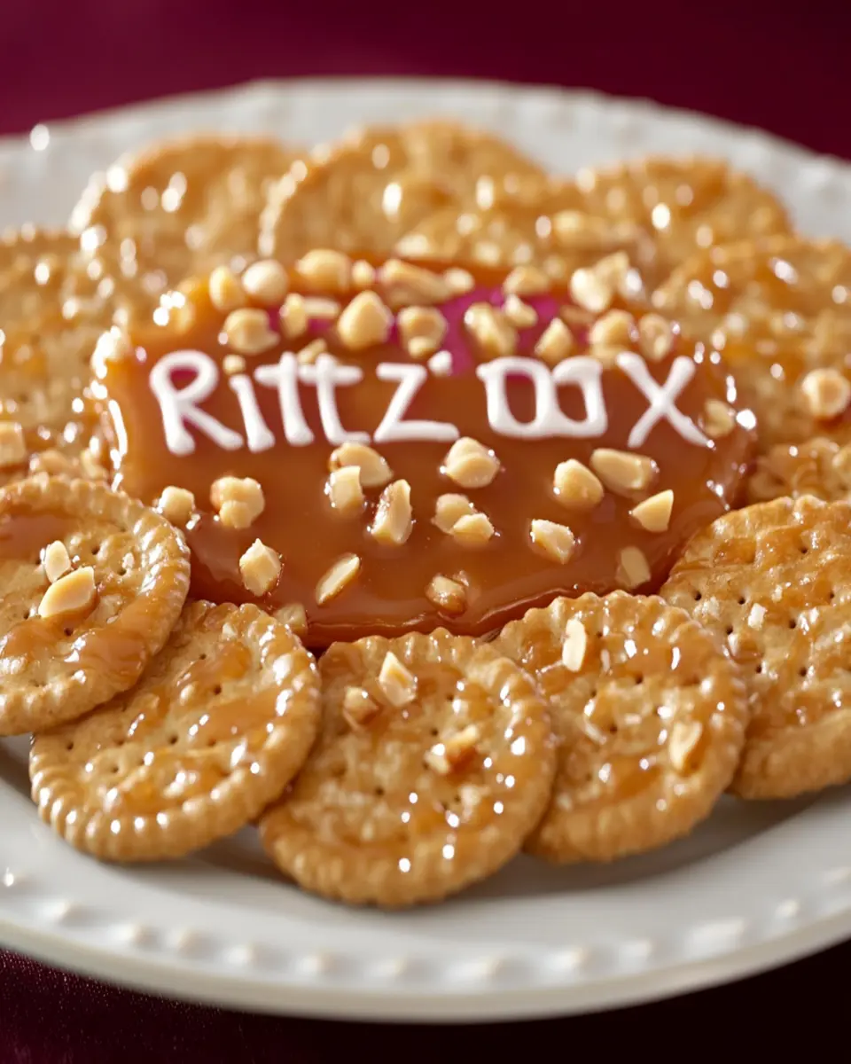 Caramel Peanut Ritz Crackers First Image First Image