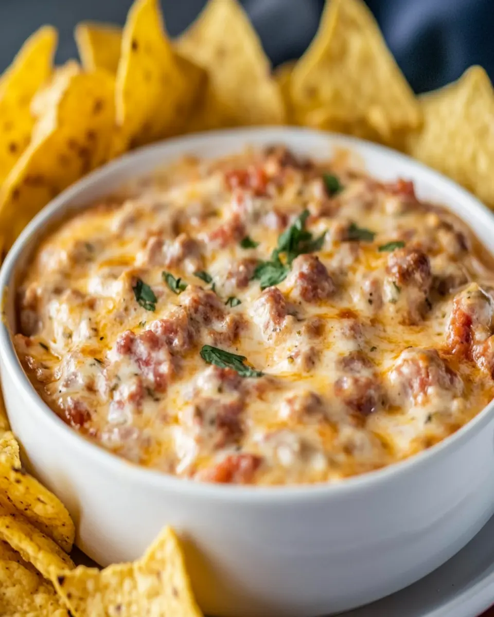 Hot Sausage Dip First Image First Image