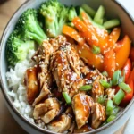 Instant Pot Teriyaki Chicken Bowls Recipe First Image First Image